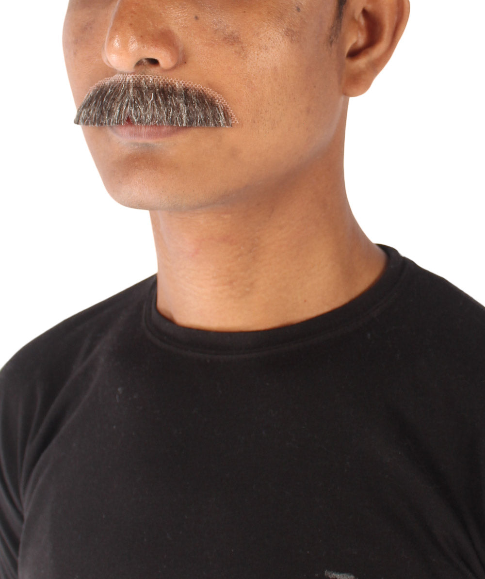 Mix Grey Mustache hair