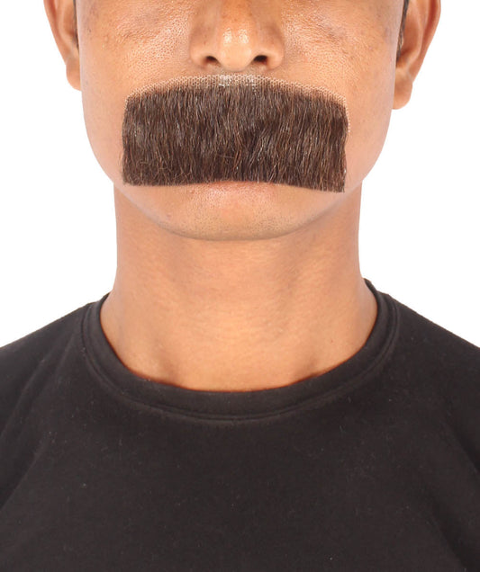 Dark Brown Human Hair mustache