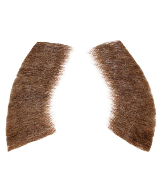 (Same Day Dispatch) Brown Sideburn M15 - HalloweenPartyOnline