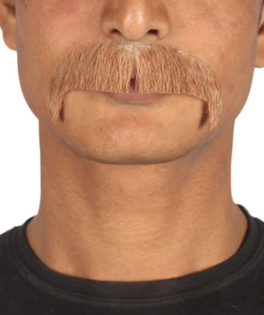 Brown Thick Moustache