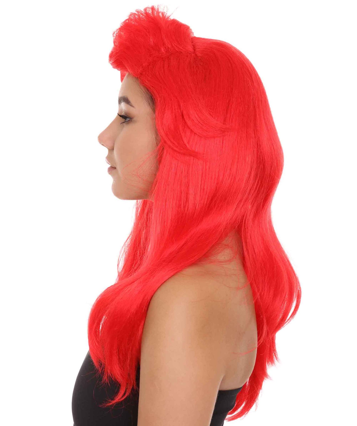 Red Mermaid Wig