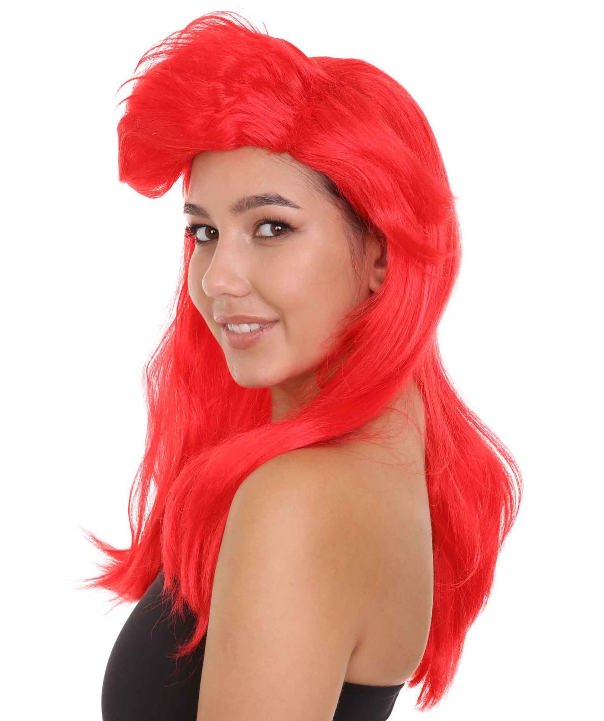 Red Mermaid Wig