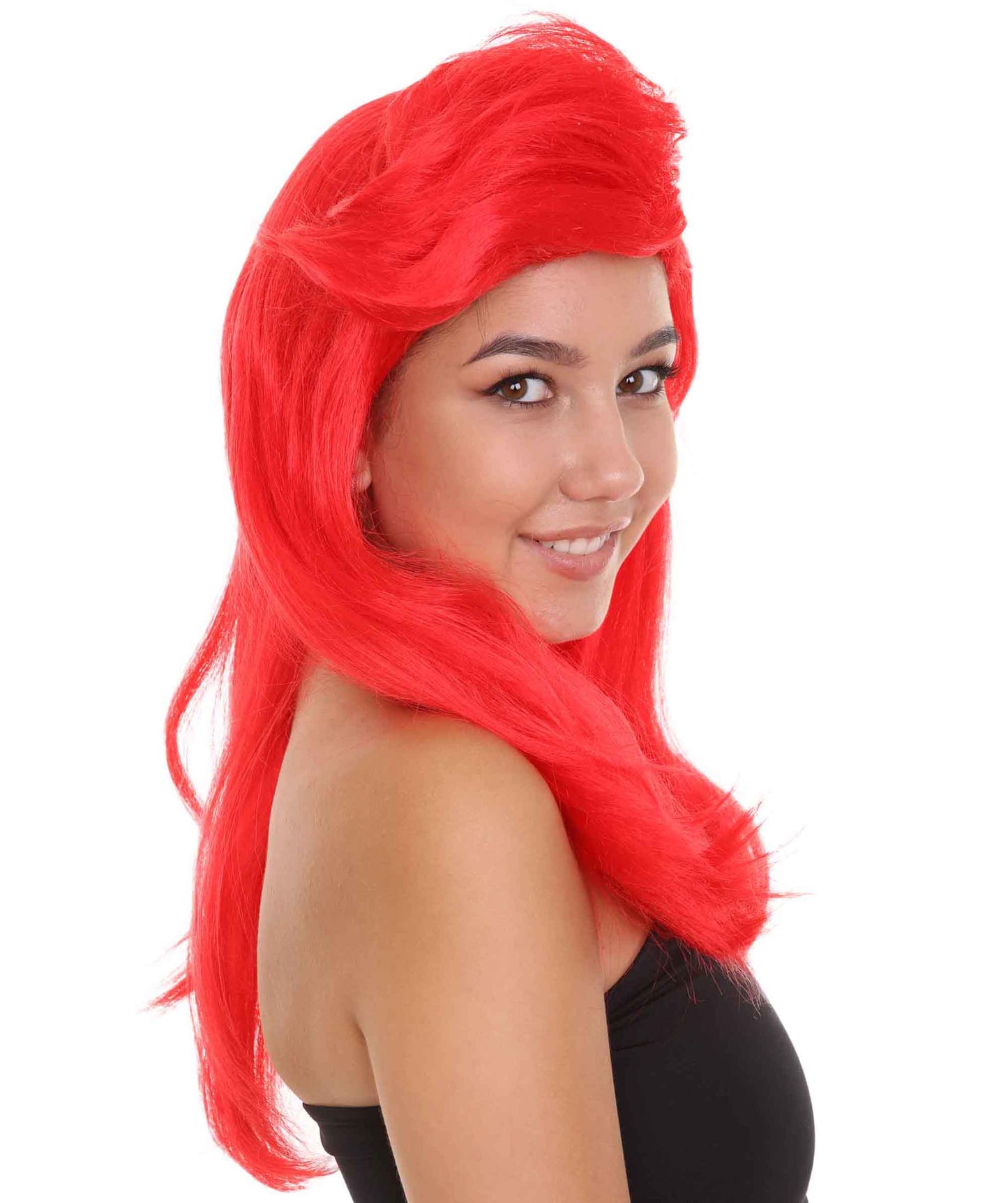 Red Mermaid Wig