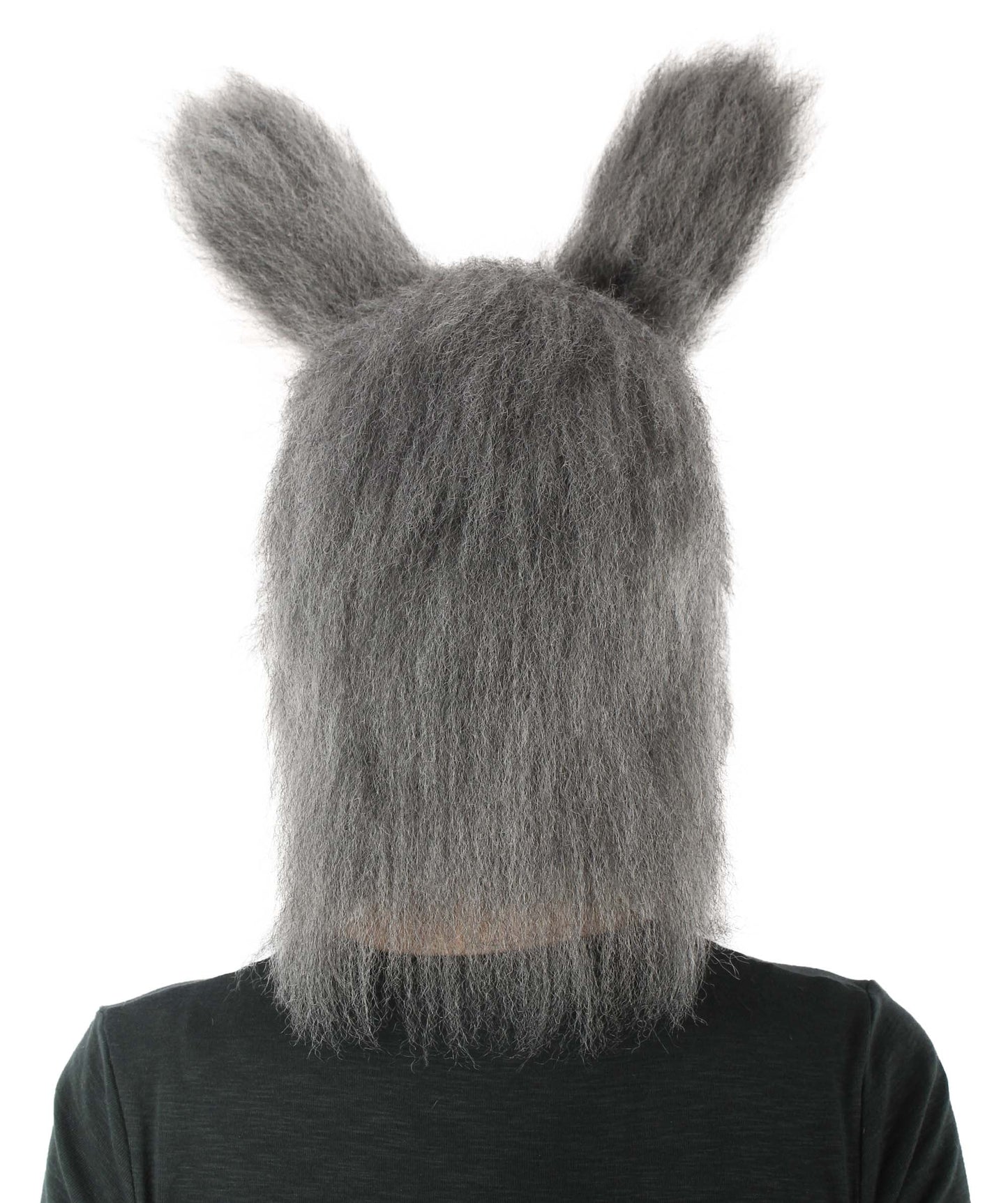 HPO White and Grey Mouse Wig  - Long Synthetic Fibers