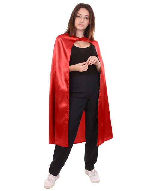 Red Women's Party Cape Costume