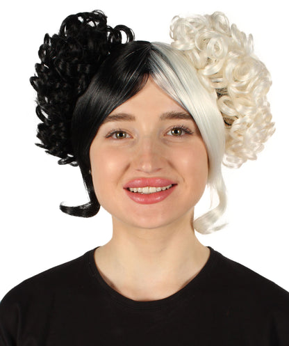 White and Black Candy Girl Wig