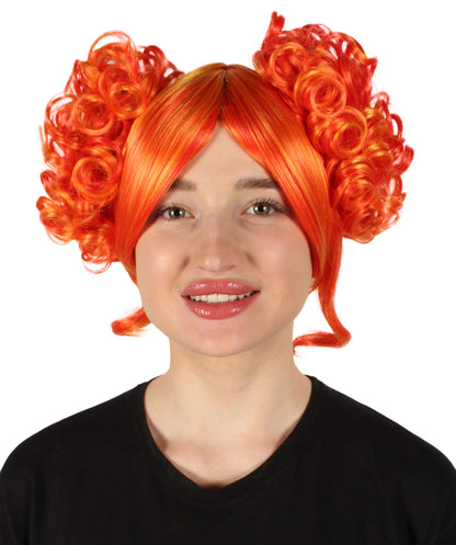 Orange Ombre Blonde Candy Girl Wig