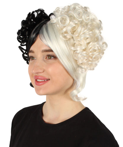 White and Black Candy Girl Wig