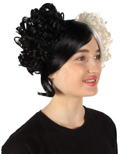 White and Black Candy Girl Wig