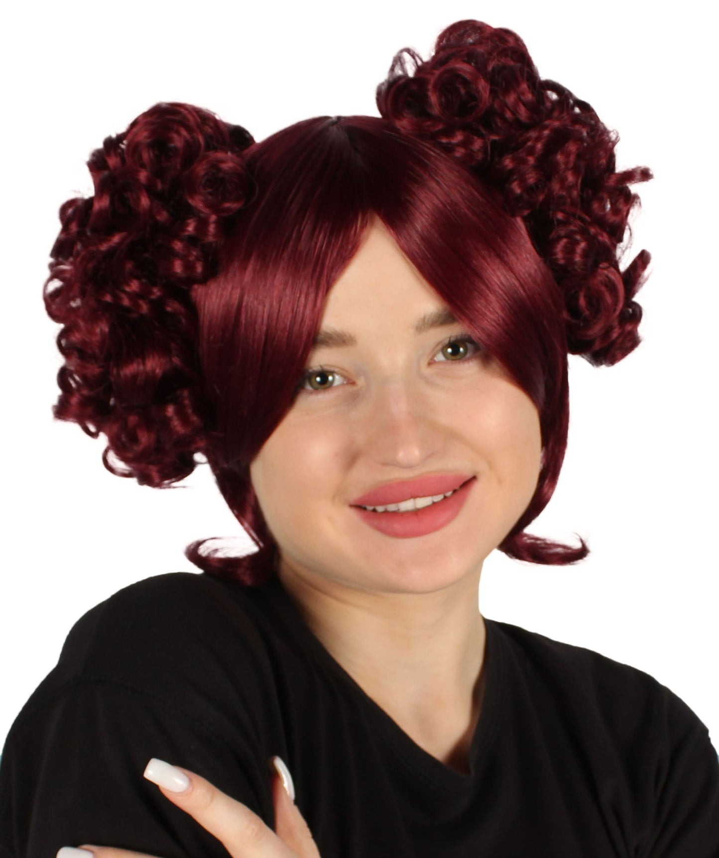 Burgundy Candy Girl Wig