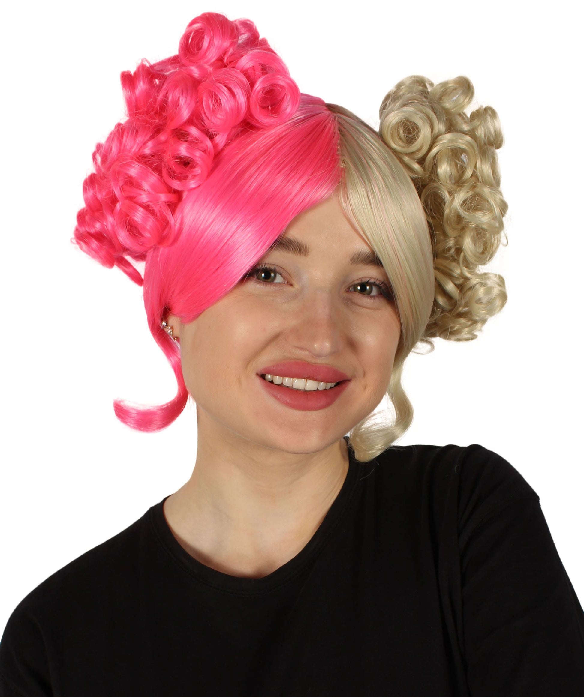 Blonde and Pink  Candy Girl Wig