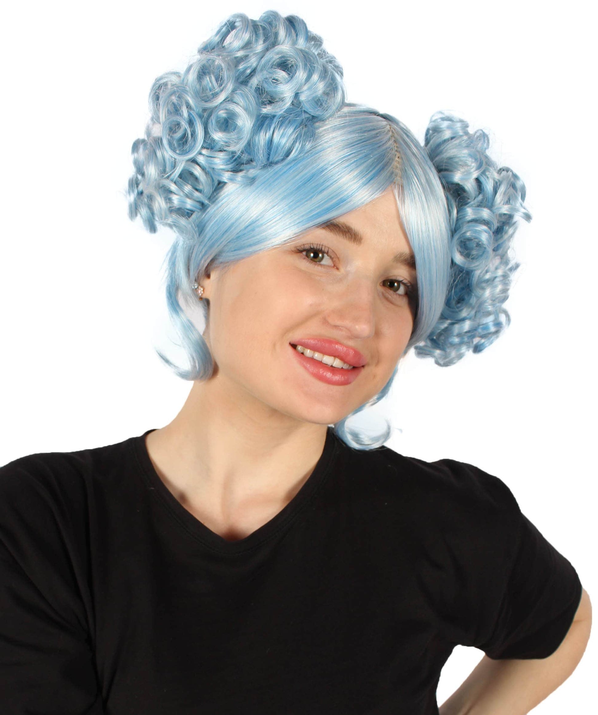 Ice Blue Blend Blonde Candy Girl Wig