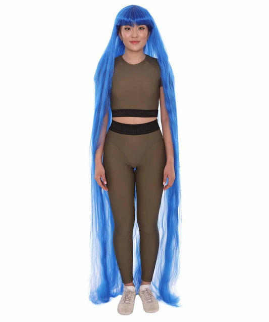 Blue 70' Extra Long Womens Wig