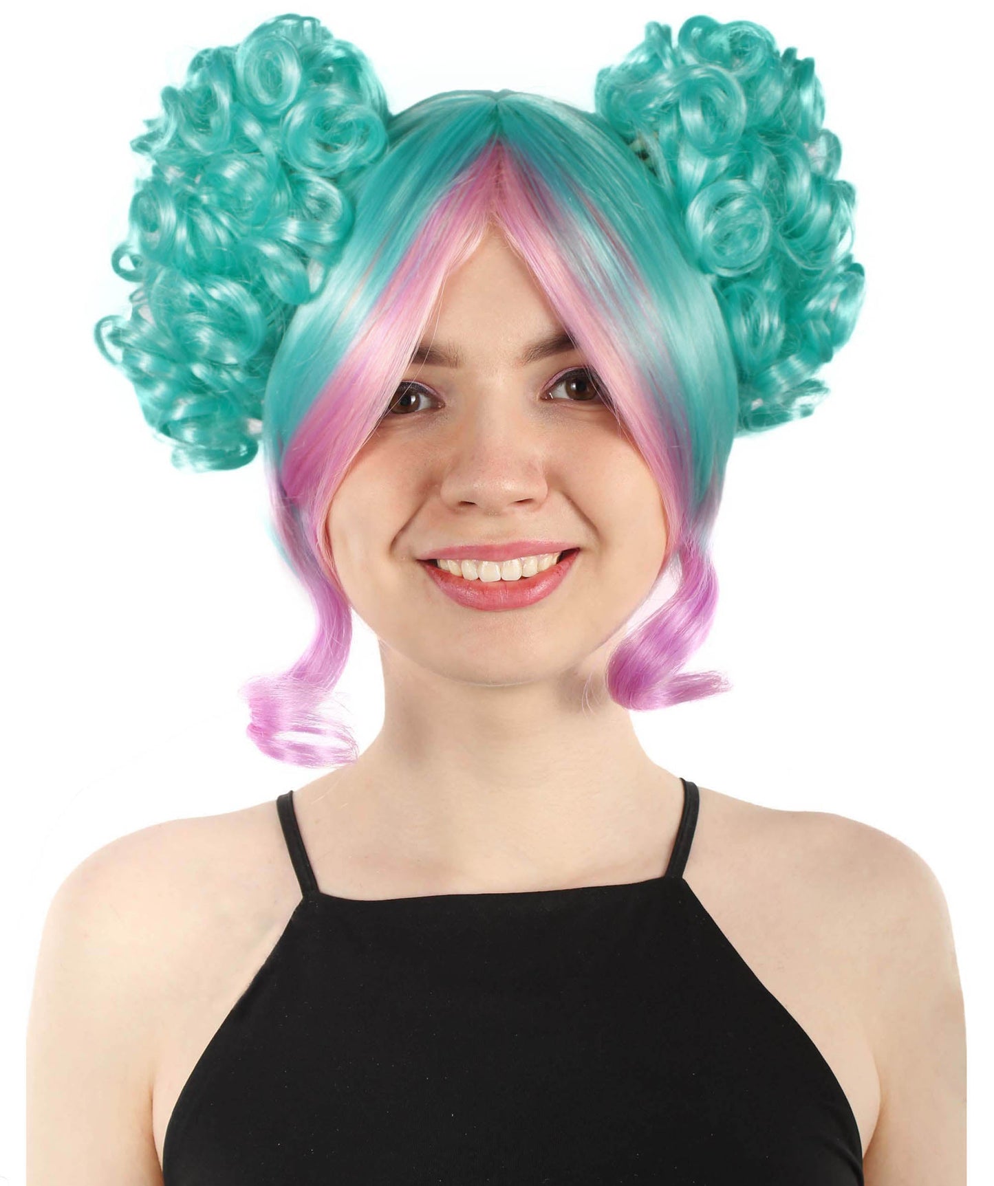 Mixed Pink Candy Girl Wig