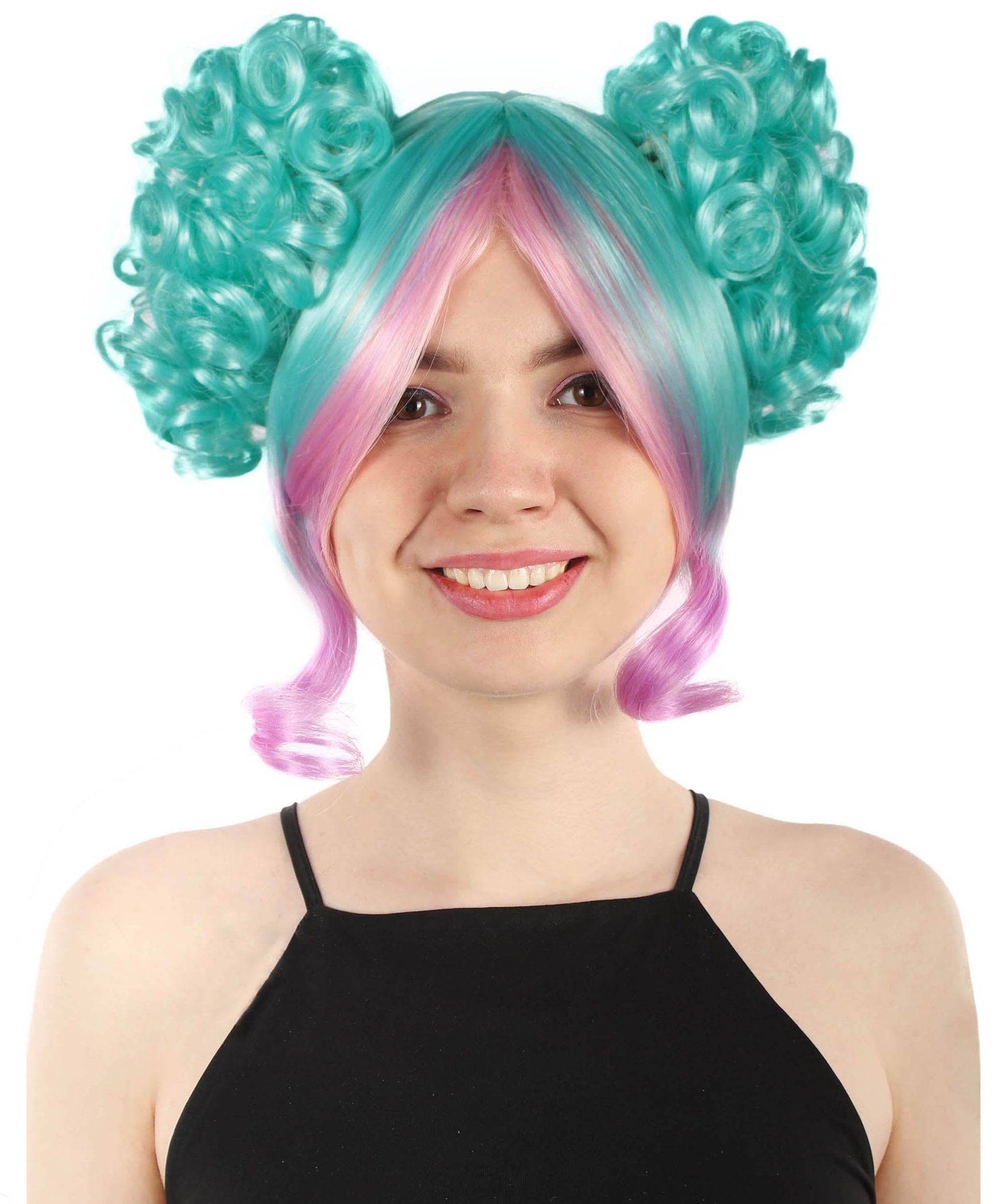 Mixed Pink Candy Girl Wig