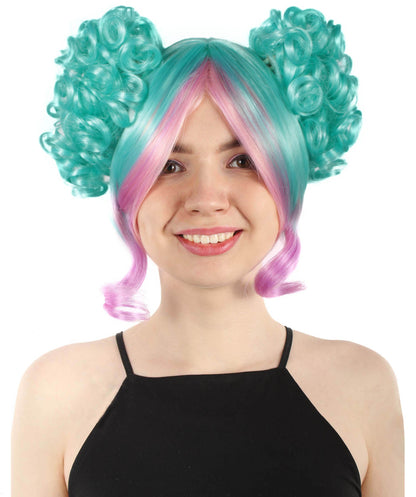 Mixed Pink Candy Girl Wig