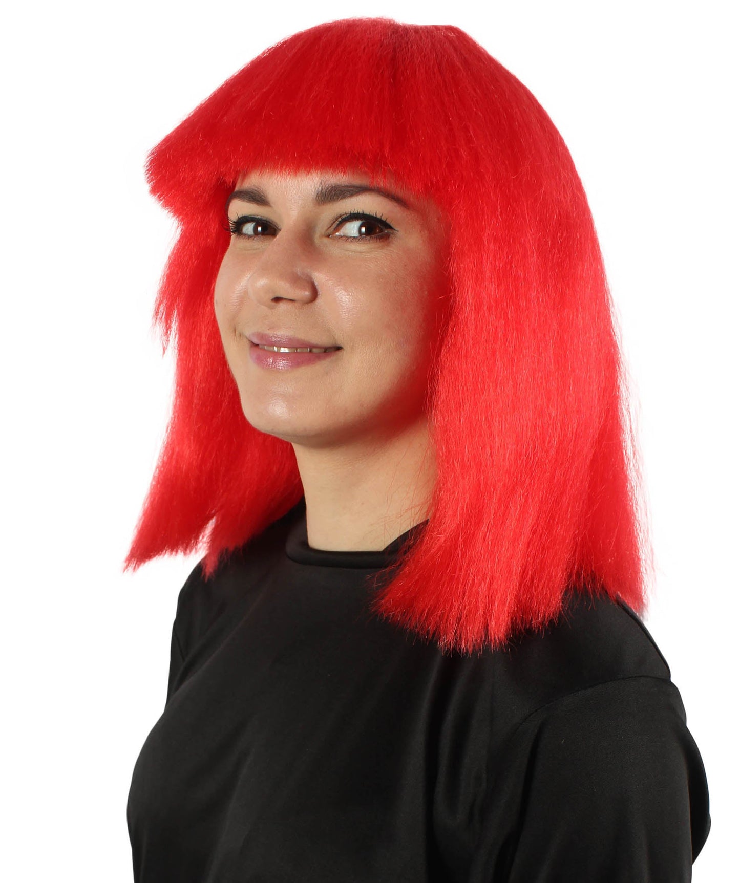 Red Pop star multiple color wigs 