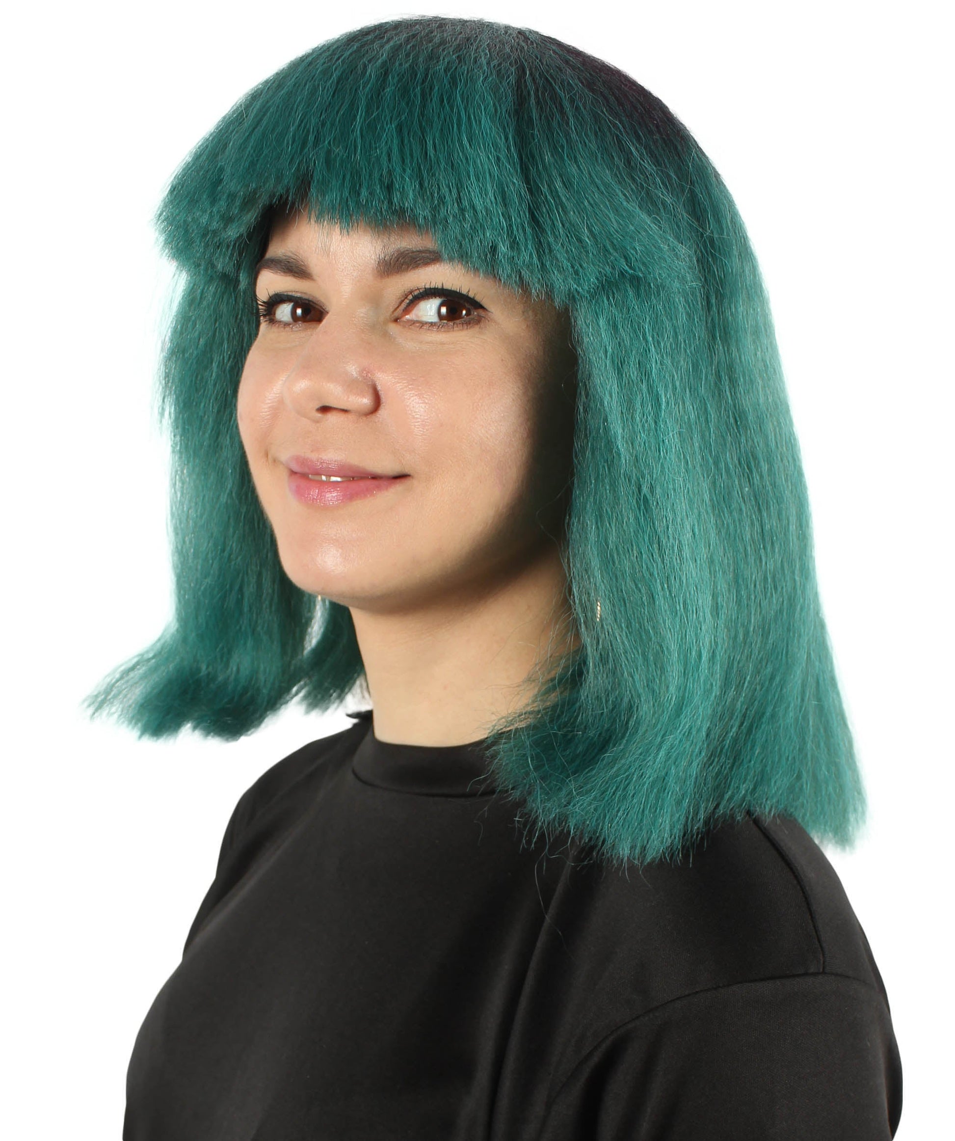 Ash Green Pop star multiple color wigs