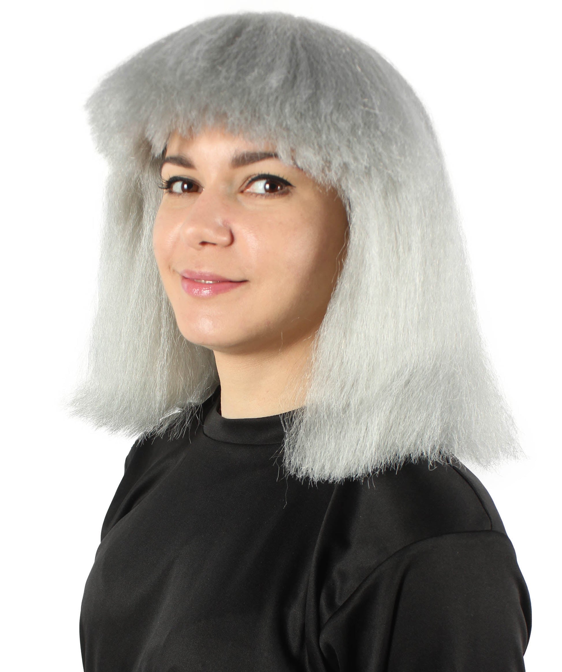 Dark Grey Pop star multiple color wigs 