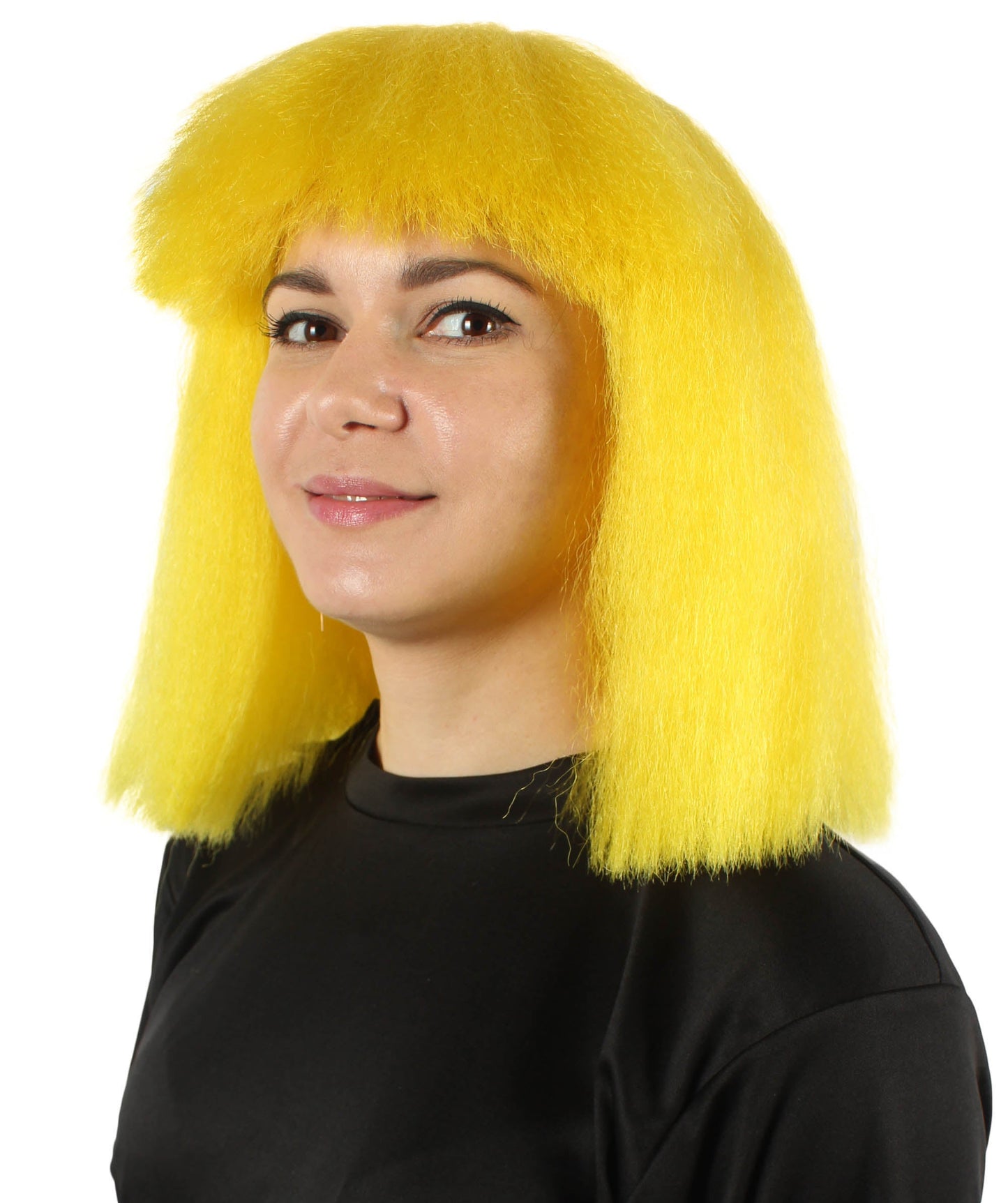 Yellow Pop star multiple color wigs 