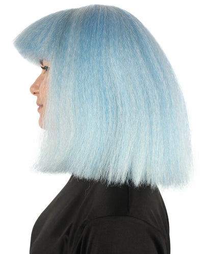 Ice Blue Blend Pop star multiple color wigs