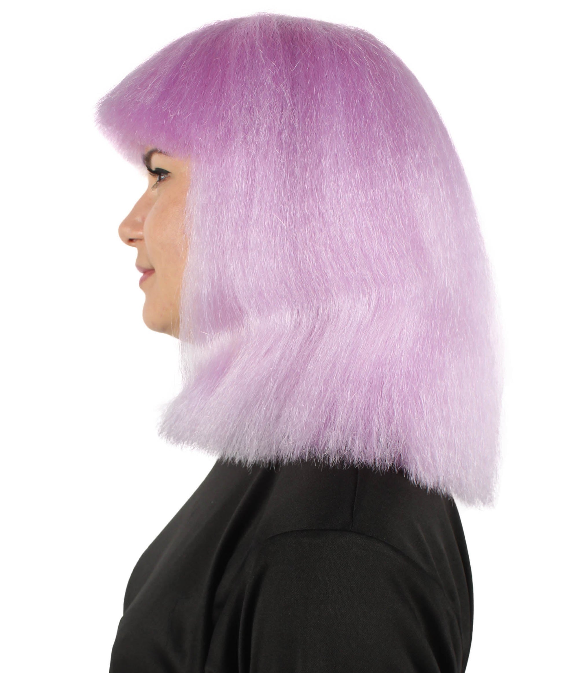 Light Purple Pop star multiple color wigs 