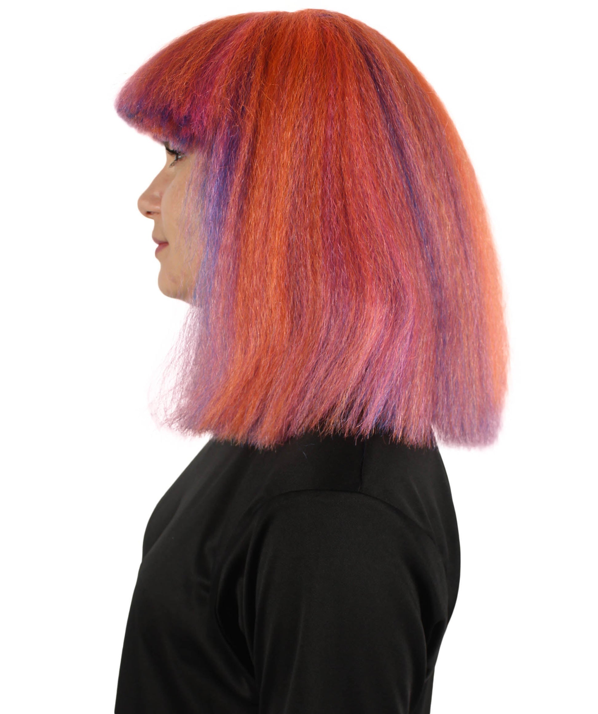 Pink Ombre Pop star multiple color wigs