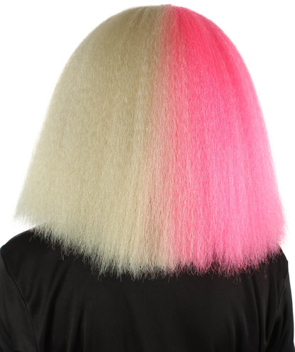 Blonde/Pink Pop star multiple color wigs 