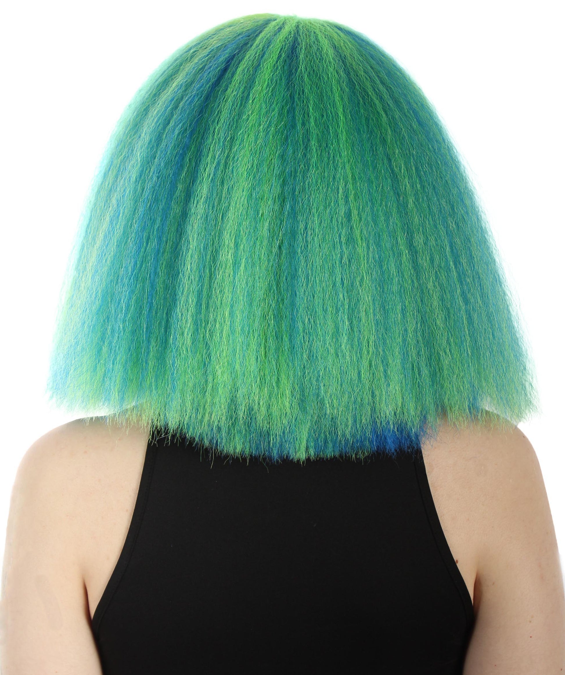 Green Ombre Pop star multiple color wigs