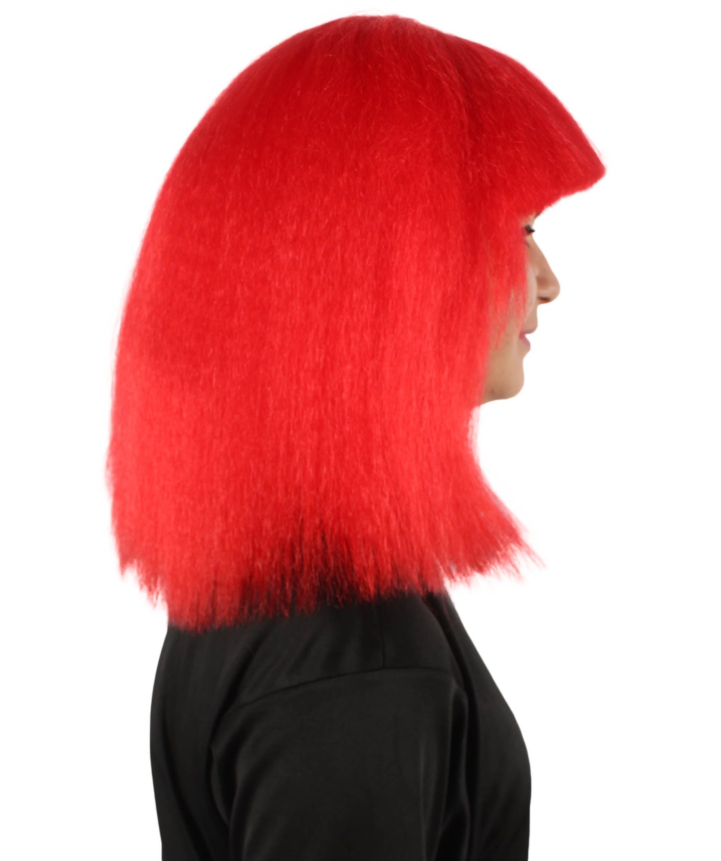 Red Pop star multiple color wigs 