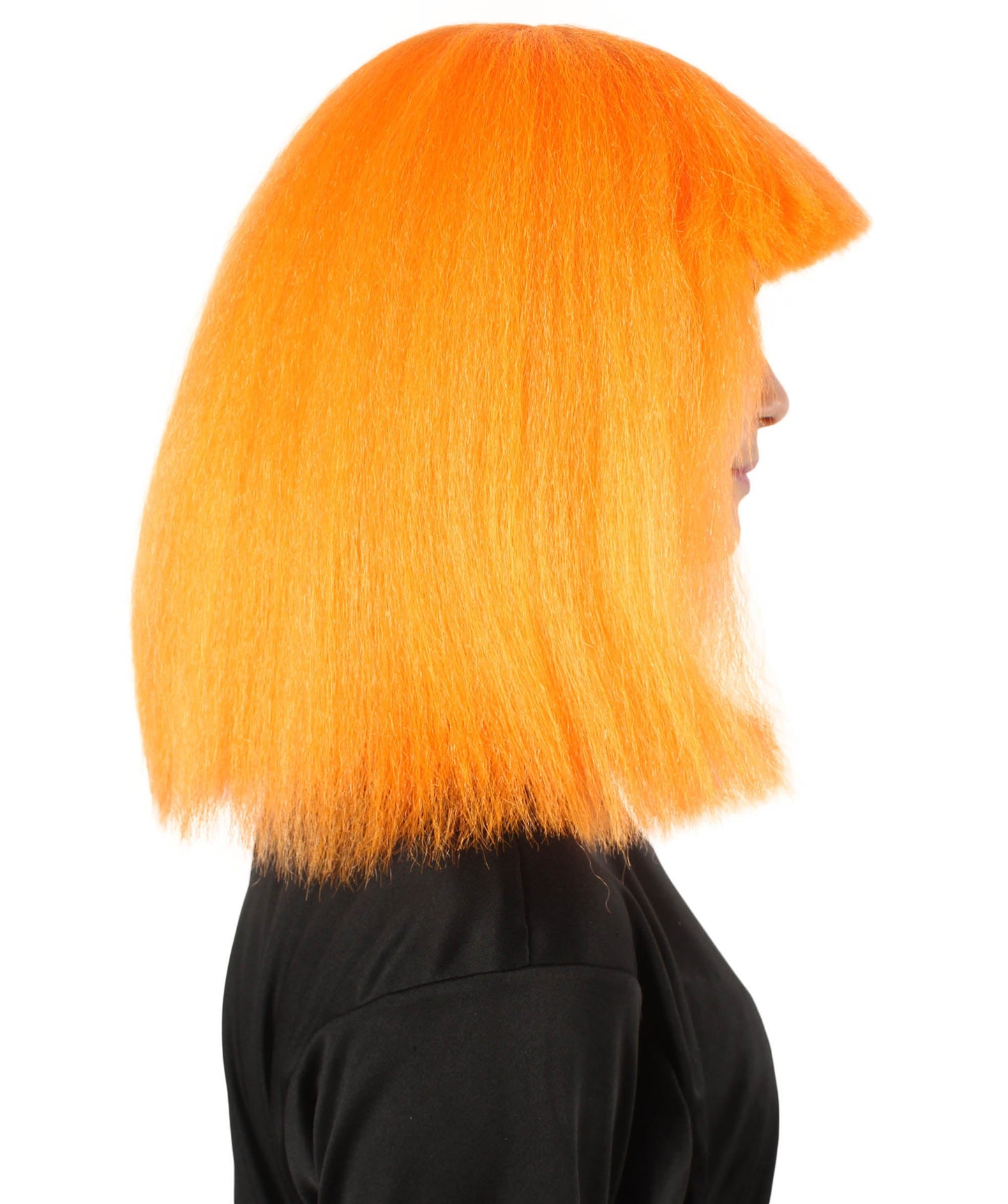 Orange Pop star multiple color wigs 