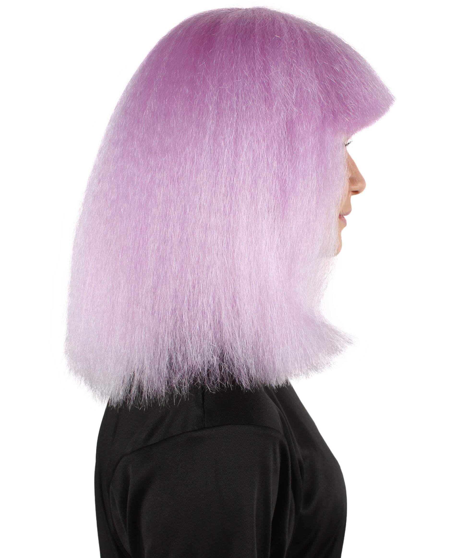 Light Purple Pop star multiple color wigs 