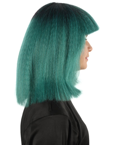 Ash Green Pop star multiple color wigs