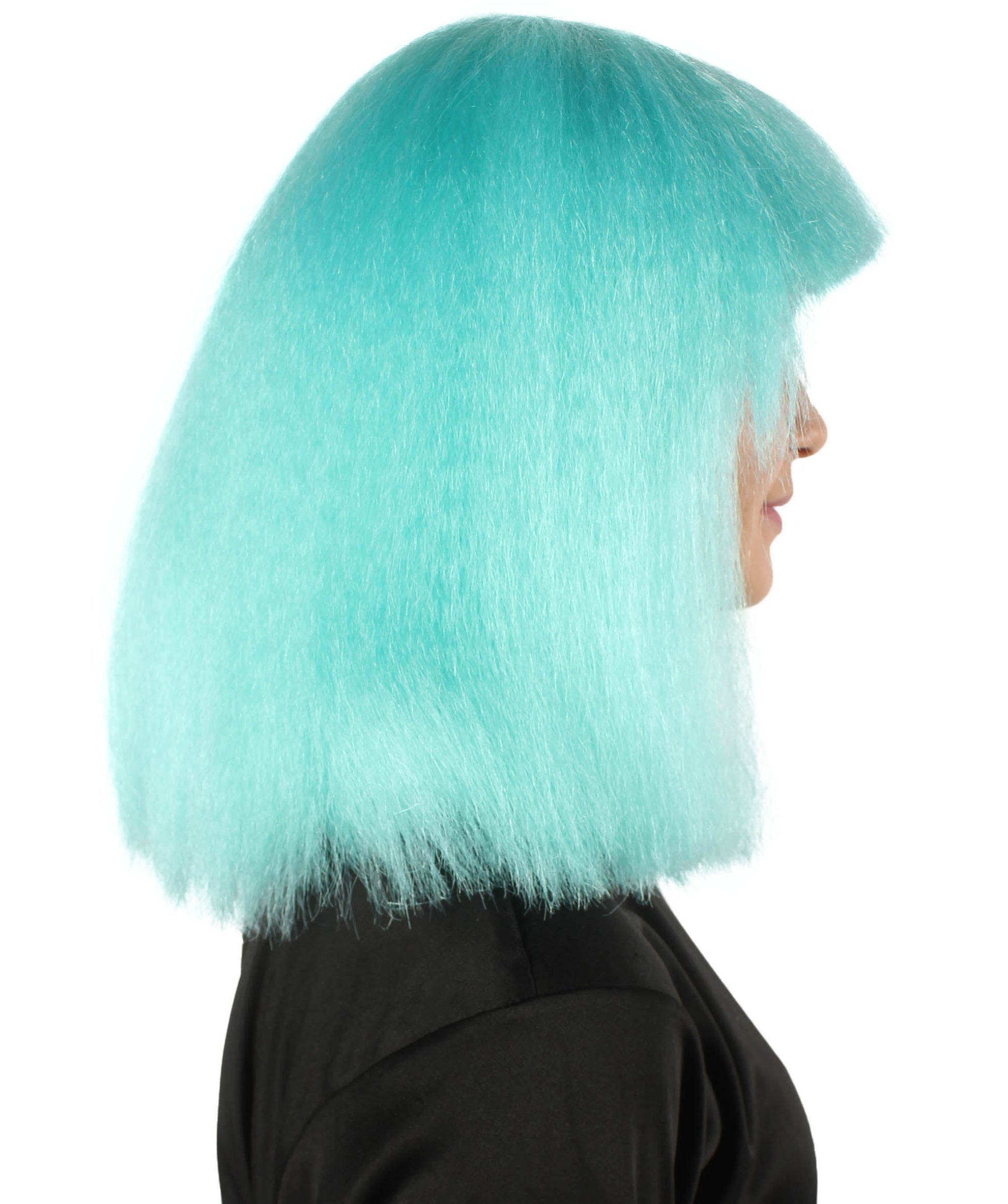 Light Blue Pop star multiple color wigs 