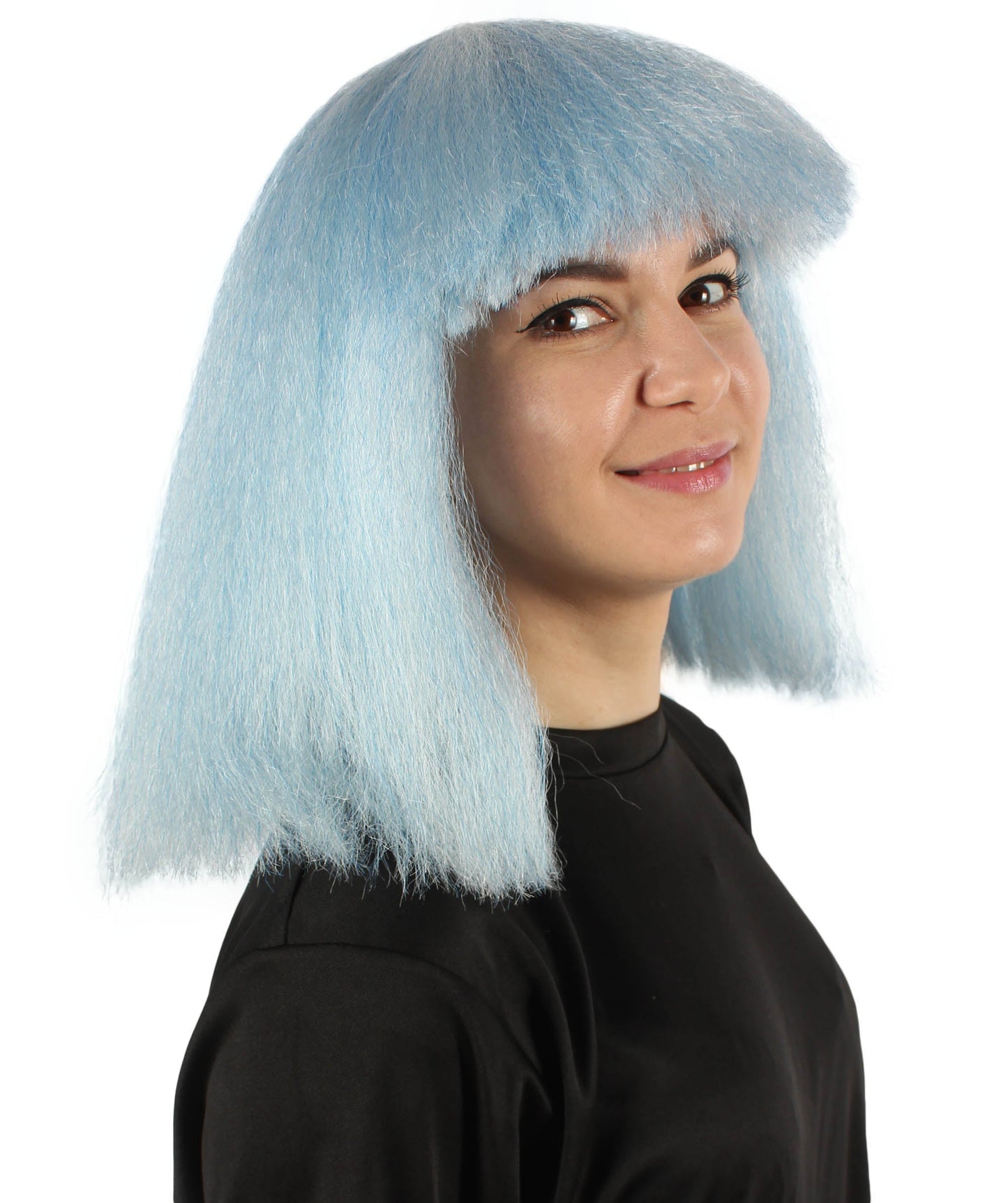 Ice Blue Blend Pop star multiple color wigs