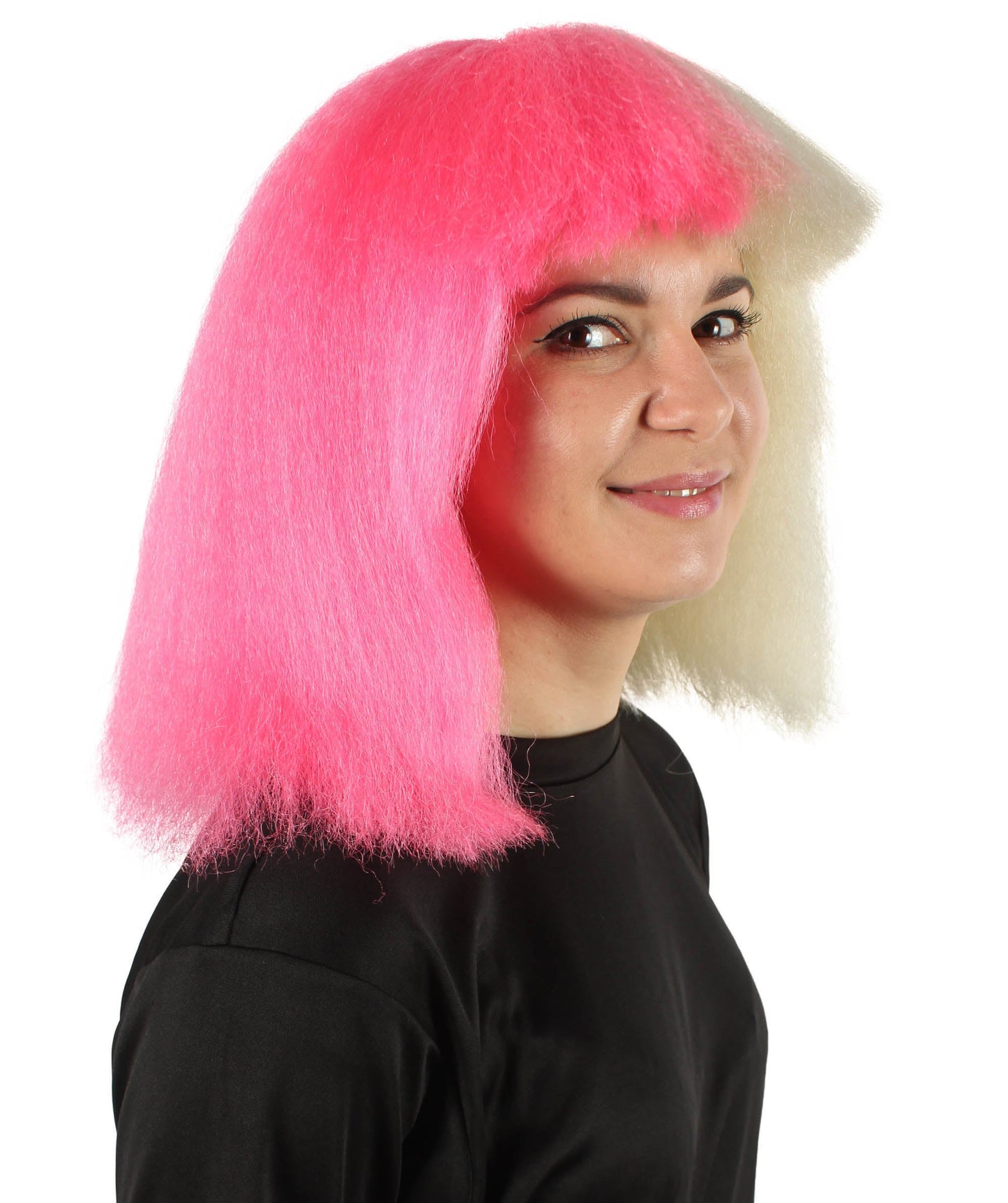 Blonde/Pink Pop star multiple color wigs 