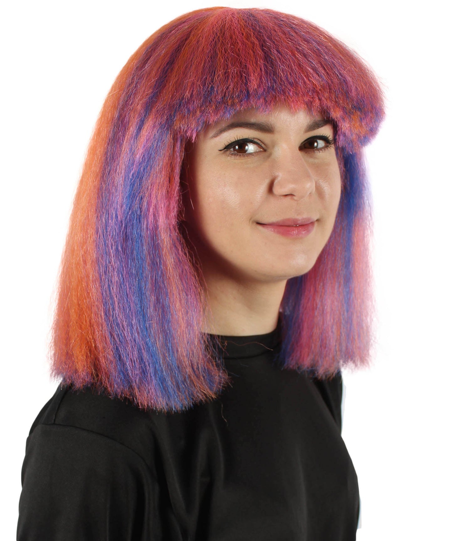 Pink Ombre Pop star multiple color wigs