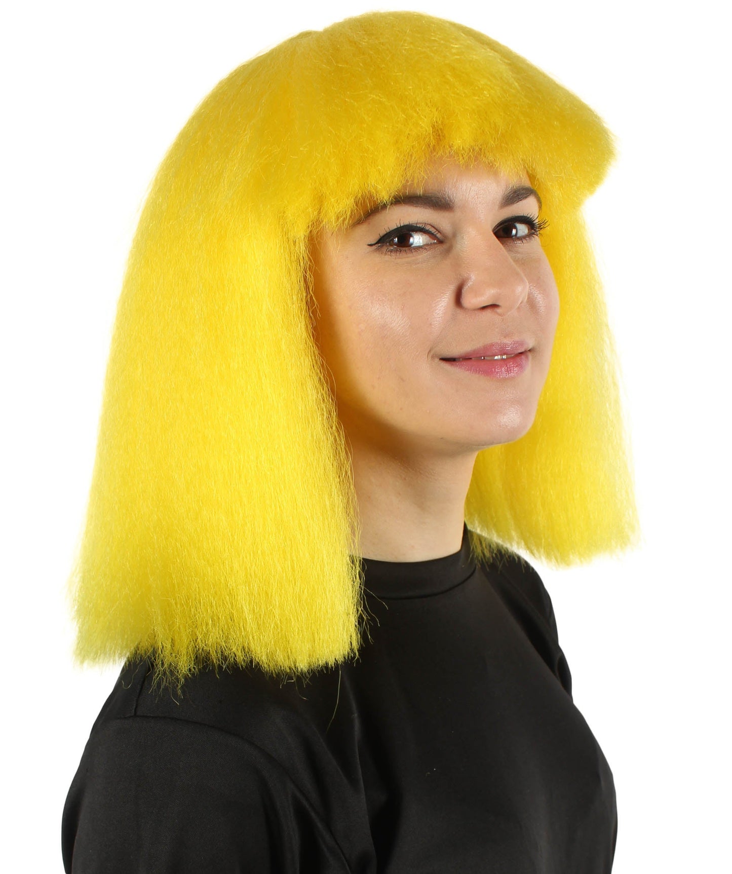 Yellow Pop star multiple color wigs 