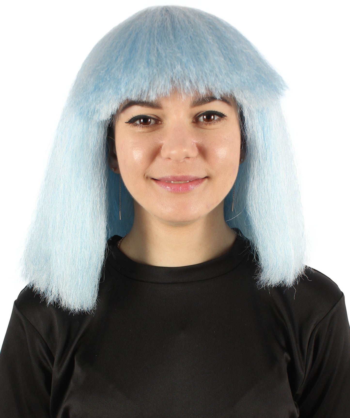 Ice Blue Blend Pop star multiple color wigs