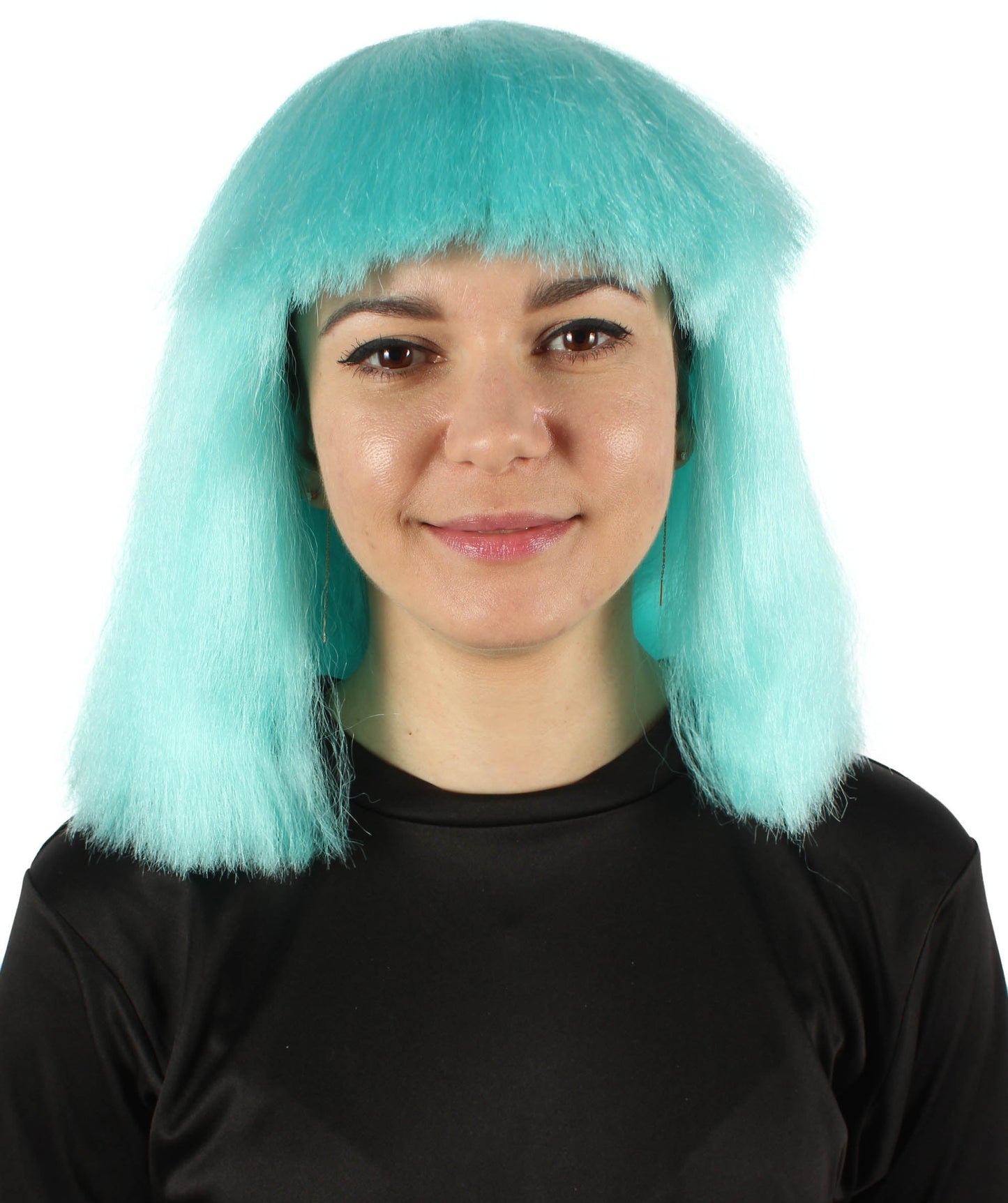 Light Blue Pop star multiple color wigs 