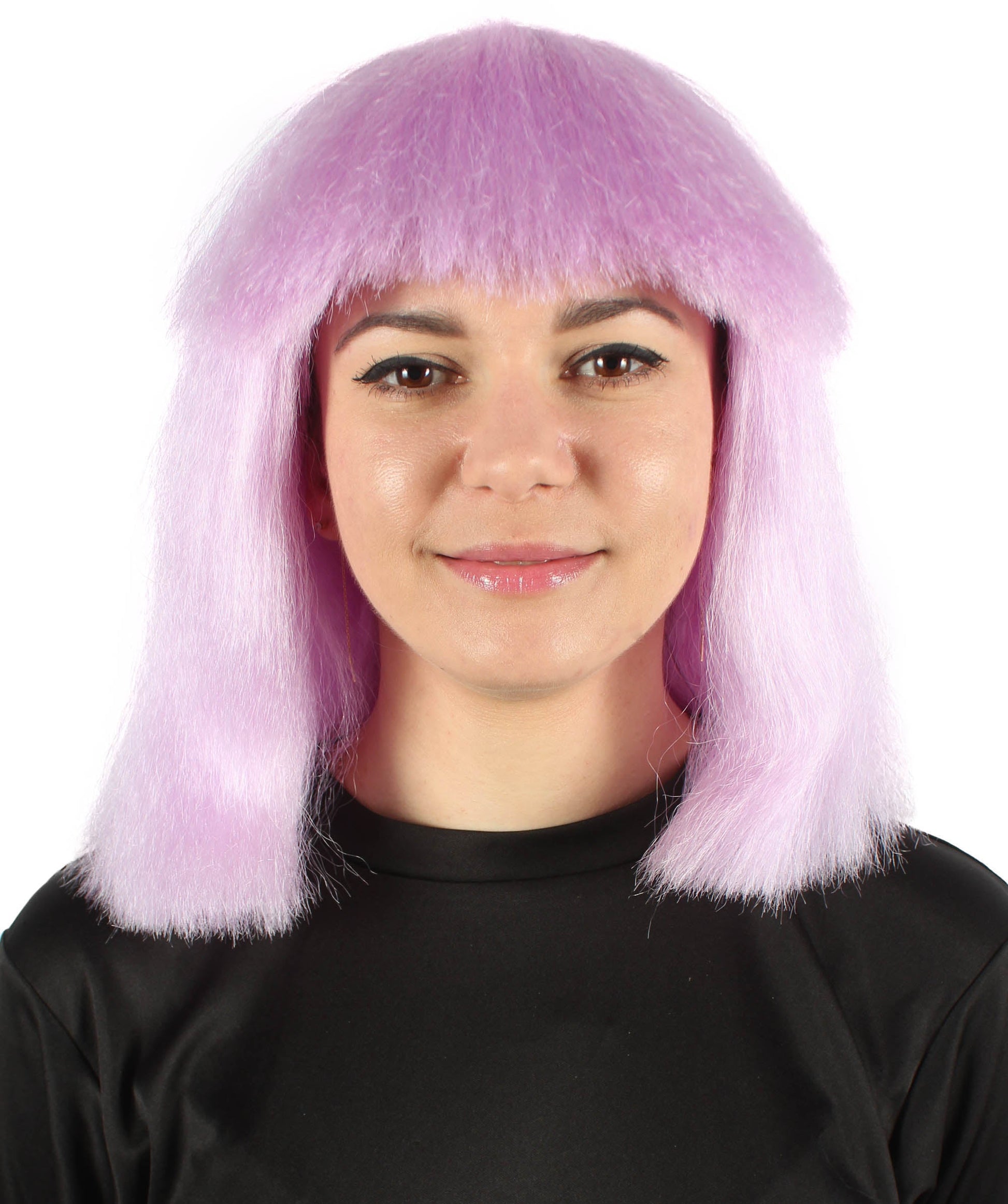 Light Purple Pop star multiple color wigs 