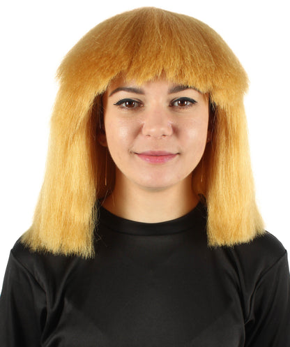 Gold Pop star multiple color wigs 