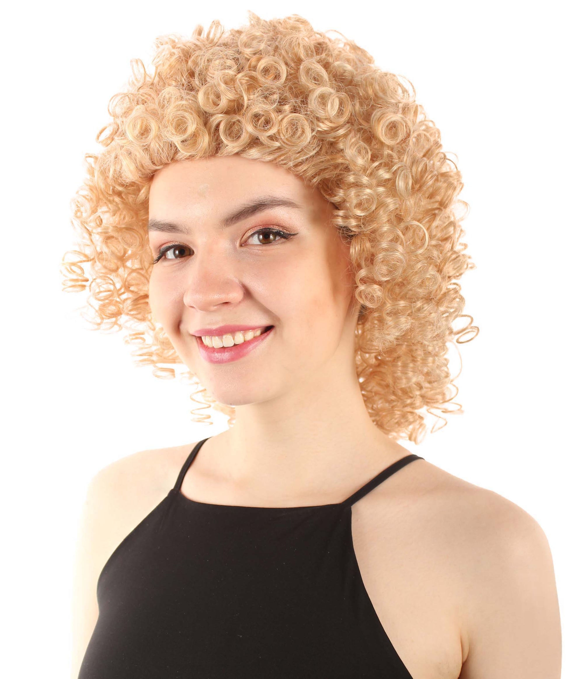 Strawberry Blonde Women's Royalty Queen Curly Wig