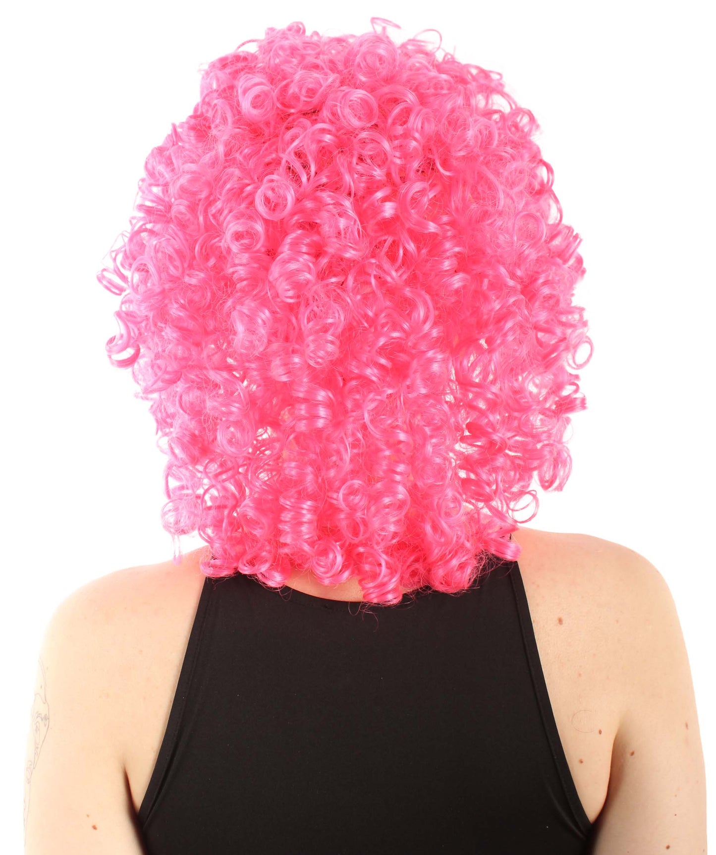 Dark Pink Women's Royalty Queen Curly Wig