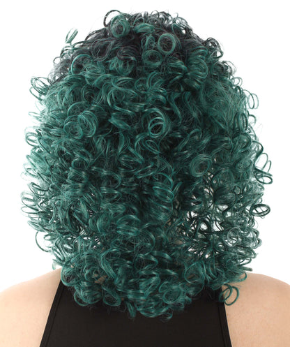 Ash Green Women's Royalty Queen Curly Wig