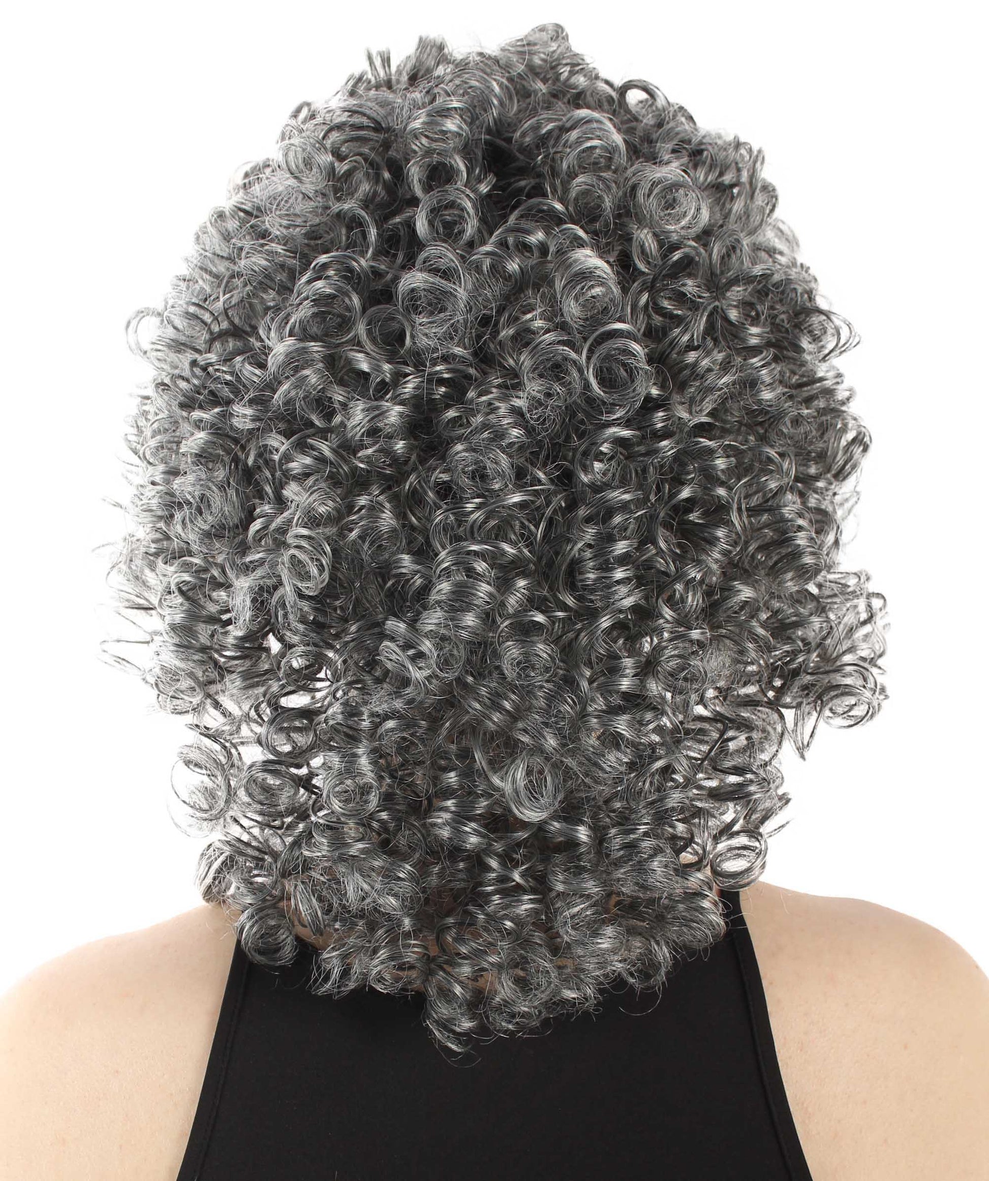 Grey Women's Royalty Queen Curly Wig