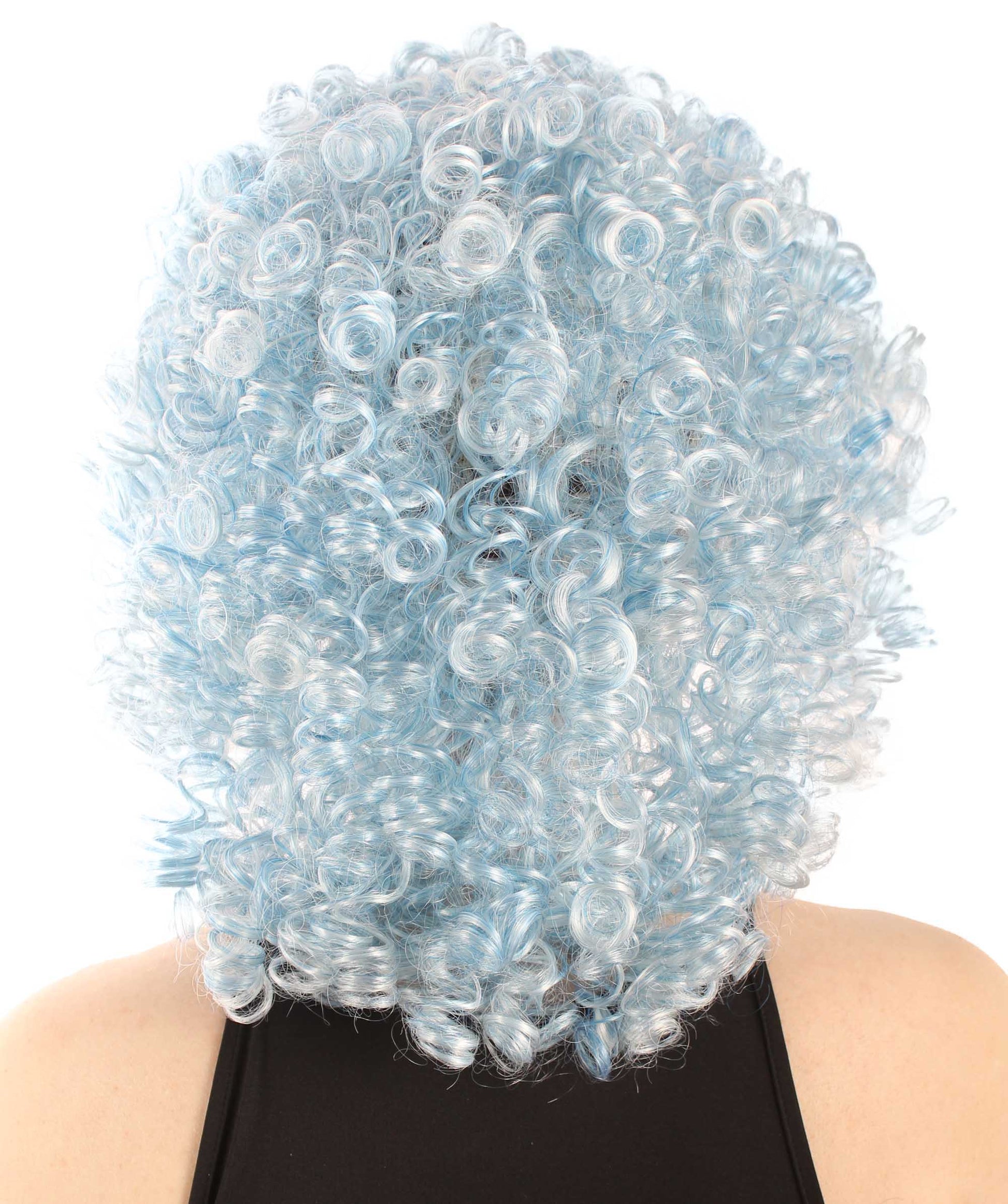 Ice Blue Blend Women's Royalty Queen Curly Wig