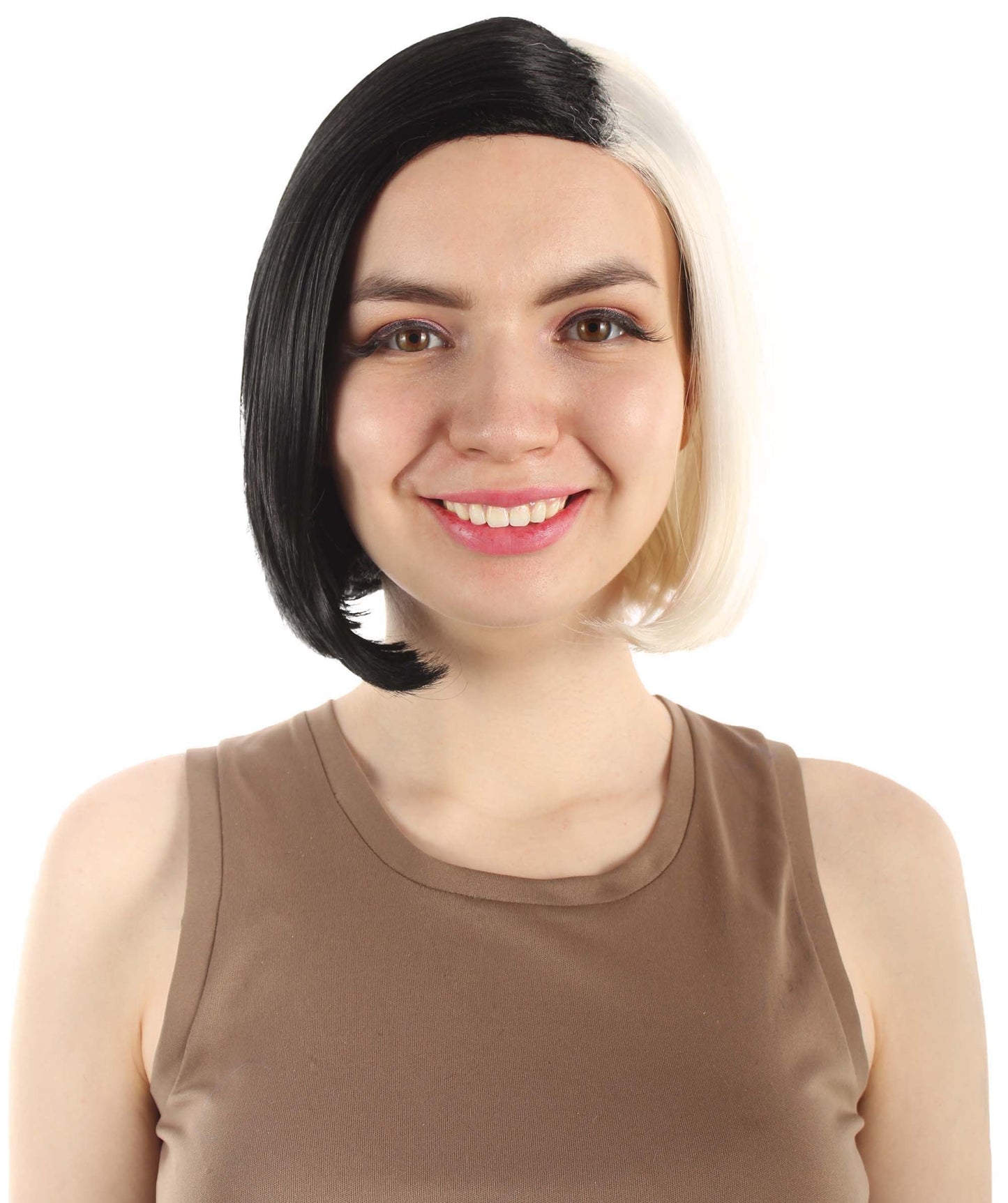 White/Black SciFi Doctor Wig