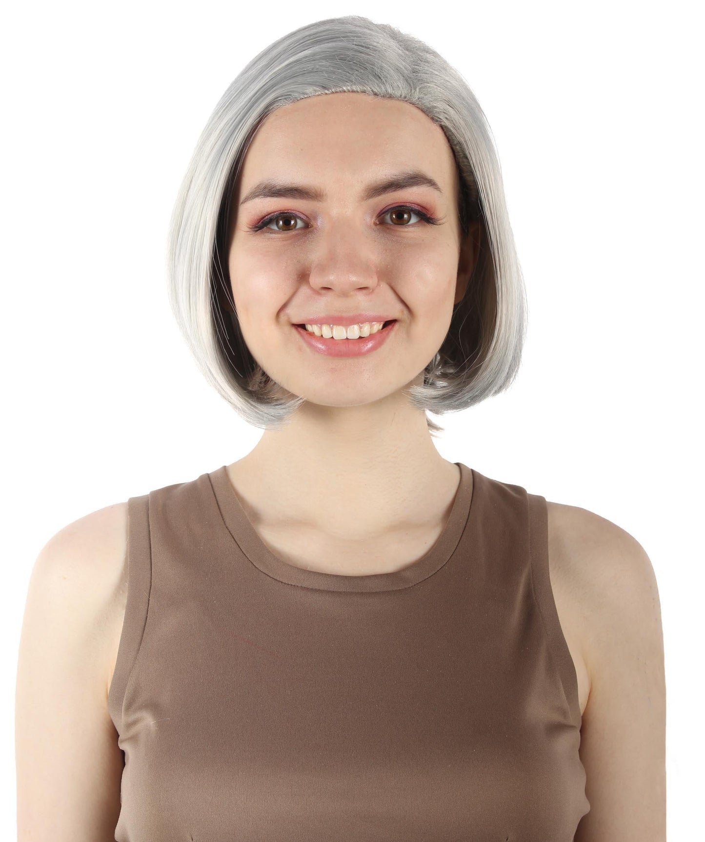 Dark Grey SciFi Doctor Wig