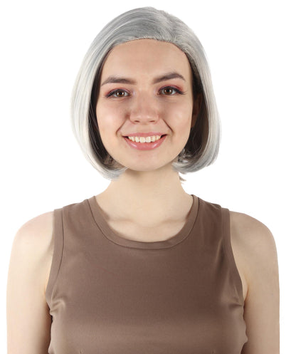 Dark Grey SciFi Doctor Wig